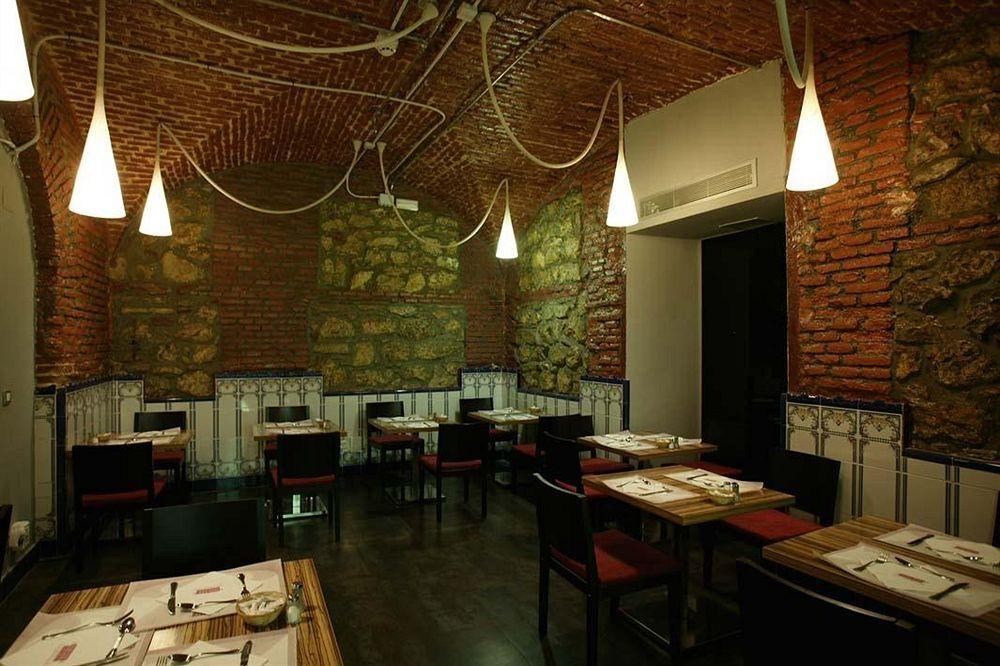 Petit Palace Plaza Del Carmen Madrid Restaurang bild